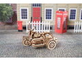Hračka Ugears 3D drevené mechanické puzzle Harry Potter Hagridova lietajúca motorka, 4