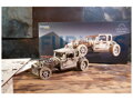 Hračka Ugears 3D drevené mechanické puzzle The Hot Rod Furious, 8