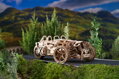 Hračka Ugears 3D drevené mechanické puzzle Trojkolesový UGR-S, 6