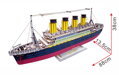 Hračka Woodcraft Drevené 3D puzzle Titanic, 1