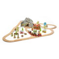 Bigjigs Rail Drevená vláčikodráha Divoký západ 62 dielov