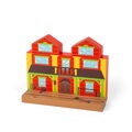 Hračka Bigjigs Rail Drevená vláčikodráha Divoký západ 62 dielov, 8
