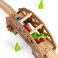 Hračka Bigjigs Rail Drevený padajúci most, 4