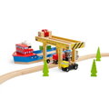 Hračka Bigjigs Rail Drevený Portálový žeriav, 1