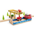 Hračka Bigjigs Rail Drevený Portálový žeriav, 2