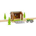 Hračka Bigjigs Rail Stodola na koľajniciach, 5