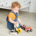Hračka Mini drevené hasičské auto, 4