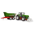 Bruder 3452 Traktor ROADMAX s čelným nakladačom a prívesom