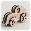 Hračka Drevené 3D puzzle Auto, 1