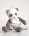 Hračka Doudou Darčeková sada - Plyšová panda s dečkou 20 cm, 4