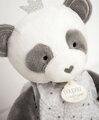 Hračka Doudou Darčeková sada - Plyšová panda s dečkou 20 cm, 5