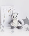 Hračka Doudou Darčeková sada - Plyšová panda s dečkou 20 cm, 2
