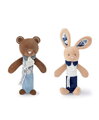 Hračka Doudou Hrkálka pískacia 17 cm 1 ks, 3