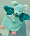 Hračka Doudou Plyšová maňuška Myška 25 cm, 1
