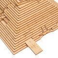 Hračka 3D drevená mechanická skladačka hlavolamu Pyramída, 10