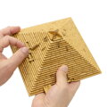 Hračka 3D drevená mechanická skladačka hlavolamu Pyramída, 7