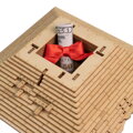 Hračka 3D drevená mechanická skladačka hlavolamu Pyramída, 17