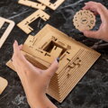 Hračka 3D drevená mechanická skladačka hlavolamu Pyramída, 9