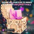 Hračka 3D drevená skladačka Secret Treasure Box, 12