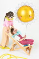 Hračka Fóliový balón Slnko 90 cm, 2