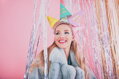 Hračka Párty čiapky Happy Birthday, 16 cm, 6 ks, 2