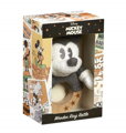 Hračka Drevená/plyšová hrkálka Mickey Mouse, 6
