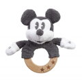 Hračka Drevená/plyšová hrkálka Mickey Mouse, 1