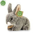 Plyšový králik tmavo šedý ležiaci 17 cm ECO-FRIENDLY