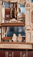 Hračka RoboTime 3D drevené mechanické puzzle Tlačiarenský lis, 1
