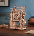 Hračka RoboTime 3D drevené mechanické puzzle Tlačiarenský lis, 10