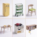 Hračka RoboTime Miniatúra domčeka Kuchynka Happy Meals, 1
