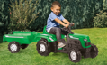 Hračka Dolu Šliapací traktor Ranchero s vlečkou, zelený, 2
