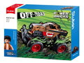 Hračka Sluban Power Bricks Naťahovací Oranžovo-čierny závodný Off-road, 4