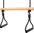 Hračka Trapézová hojdačka s gymnastickými kruhmi Black Line, 7