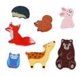 2Kids Toys Drevené puzzle Lesné zvieratká prepojiteľné