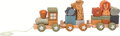 2Kids Toys Drevený vláčik so zvieratkami