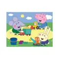 Dino Drevené kocky Peppa Pig 12 ks