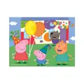 Dino Drevené kocky Peppa Pig 12 ks