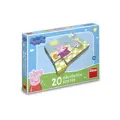 Dino Drevené kocky Peppa Pig: Veselý deň 20 ks