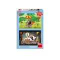 Dino Puzzle Krtkov deň 2x48 dielikov