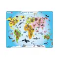 Dino Vzdelávacie puzzle Zvieratá vo svete 28 dielikov