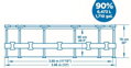 Bestway 50076 Steel Pro MAX 366x76 cm, bazén s filtráciou