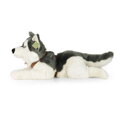 Plyšový pes husky s obojkom ležiaci 60 cm ECO-FRIENDLY