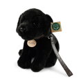 Plyšový pes labrador čierny 25 cm ECO-FRIENDLY