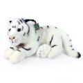 Plyšový tiger biely ležiaci 36 cm ECO-FRIENDLY