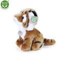 Plyšový tiger sediaci 18 cm ECO-FRIENDLY 1, detail