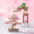RoboTime 3D drevené puzzle Bonsaj sakura 5, detail