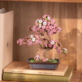 RoboTime 3D drevené puzzle Bonsaj sakura 10, detail