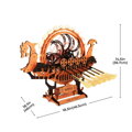 RoboTime 3D drevené puzzle Dračia loď Vikingov
