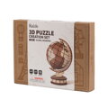 RoboTime 3D drevené puzzle Glóbus a divy sveta